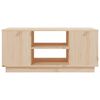 vidaXL Coffee Table Natural pine Solid pinewood Medium Coffee Table