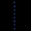 vidaXL LED String Blue PVC, Copper Large Adjustable Armrests