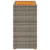 vidaXL Garden Side Table Grey & Brown