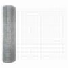 vidaXL Fence with Posts Silver 0.4 x 10 m Steel