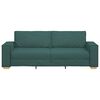vidaXL Sofa Dark Green 86.61 x 30.71 x 33.07 in Fabric
