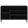 vidaXL Shoe Cabinet Black Engineered wood Medium Shoe Cabinet