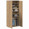 vidaXL Highboard artisan oak 80 x 39 x 178 cm Engineered wood