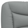 vidaXL Headboard Cushion Light Grey Polyester, PP fiber 31.5 in wide