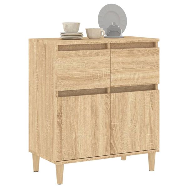 vidaXL Sideboard Sonoma oak Engineered wood Medium Sideboard