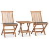 vidaXL Outdoor Dining Set Natural Teak