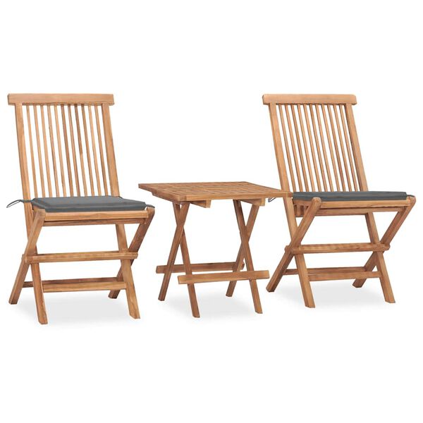 vidaXL Outdoor Dining Set Natural Teak
