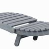 vidaXL Sun Lounger Gray