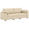 vidaXL Sofa Cream 86.22 x 30.31 x 32.28 in Fabric