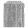 vidaXL TV Cabinet Gray Sonoma Engineered wood Medium TV Cabinet