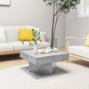vidaXL Coffee Table Concrete grey Engineered wood Small Simplistic