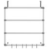 vidaXL Towel Hanger 26.4"x5.9"x26" Aluminum