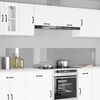 vidaXL Kitchen Backsplash 2 pcs Light Grey 43.31 x 15.75 in
