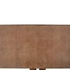 vidaXL Coffee Table Brown Solid fir wood, MDF, steel 35.8 x 20.1 x 15.0 in