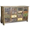 vidaXL Cabinet Multicolor Reclaimed solid wood Large Cabinet