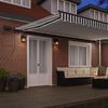 vidaXL Retractable Awning Anthracite and White