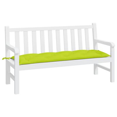 vidaXL Garden Bench Cushion Bright Green 59.1"x19.7"x2.8" Oxford Fabric