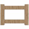 vidaXL TV Cabinet Set 10 pcs Artisan Oak 12.01 x 11.81 x 35.43 in