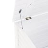 vidaXL Storage Box White Solid pine wood 23.6 x 19.3 x 21.3 in