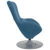 vidaXL Egg Chair Blue 24.80 x 28.74 x 35.43 in Velvet