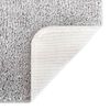 vidaXL Anti-slip Bath Mat with Toilet Cut Gray 19.7" x 19.7" PP