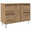 vidaXL Bathroom Cabinet Artisan Oak 31.5x13.0x23.6" Engineered Wood