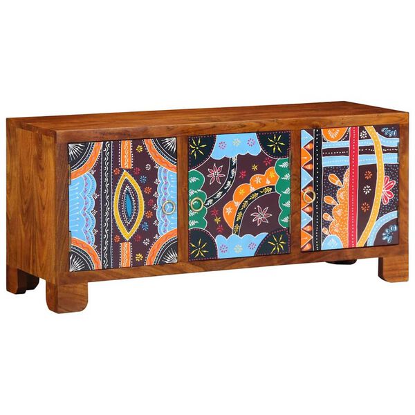 vidaXL Shoe Bench Honey Brown 100 x 35 x 45 cm solid acacia wood