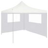 vidaXL Gazebo Sidewall with Windows 13.1'x6.6' White