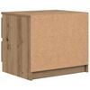 vidaXL Bedside Cabinet Artisan oak Engineered wood Medium