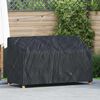 vidaXL Garden Bench Cover Black 65" x 27.6" x 25.6" / 37" 420D fabric