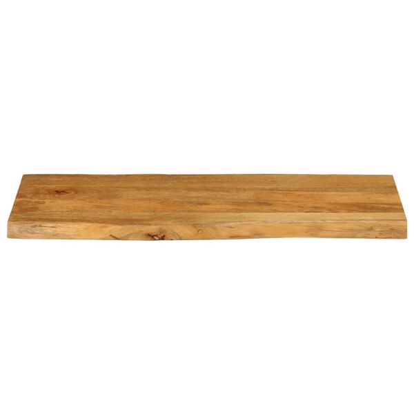 vidaXL Table Top 31.5"x15.7"x1.5" Live Edge Solid Wood Mango