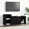 vidaXL TV Cabinet Set Wall-mounted Black Oak 39.37 x 13.78 x 21.65 in