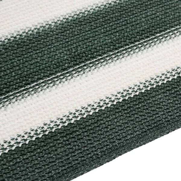 vidaXL Privacy Net Green and White 5.9x82.0' HDPE 2.13 oz/ft²