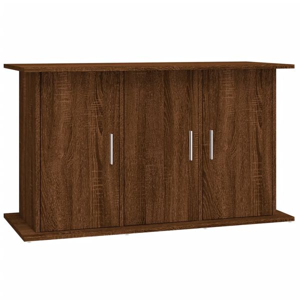 vidaXL Aquarium Stand Brown Oak Engineered Wood Large Aquarium Stand