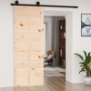 vidaXL Barn Door 31.5x0.7x84.3" Solid Wood Pine