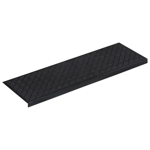 vidaXL Stair Tread Black Rubber Standard Non-slip Stair Tread