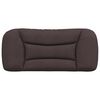 vidaXL Headboard Cushion Dark Brown 100% polyester 31.5 x 5.9 x 18.9 in