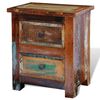 vidaXL Bedside Cabinet Multicolor Reclaimed solid wood Bedside Cabinet