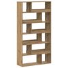 vidaXL Bookcase Artisian Oak 39.4x13.0x73.8" Engineered Wood