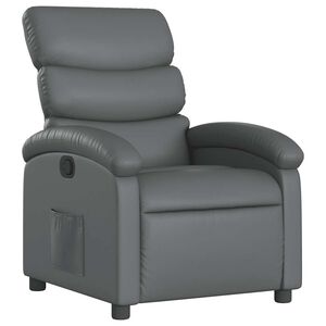 vidaXL Recliner Chair Gray