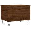 vidaXL Coffee Table Brown Oak Engineered wood 23.6 x 17.5 x 17.7 in