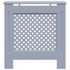 vidaXL MDF Radiator Cover Gray 30.7"