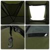 vidaXL Fishing Tent with Roof Olive green 514 x 465 x 187 cm Polyester