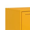 vidaXL TV Cabinet Mustard yellow Steel TV Cabinet Rectangular