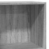 vidaXL Bookcase Grey Sonoma Engineered Wood Bookcase Rectangular