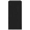 vidaXL Sideboard Black Oak 31.10 x 14.96 x 31.50 in Engineered Wood