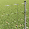 vidaXL Field Fence Gray 39.4" x 393.7" Steel