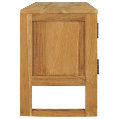 vidaXL TV Cabinet 47.2"x12.6"x17.7"Solid Teak Wood