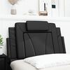 vidaXL Headboard Cushion Black