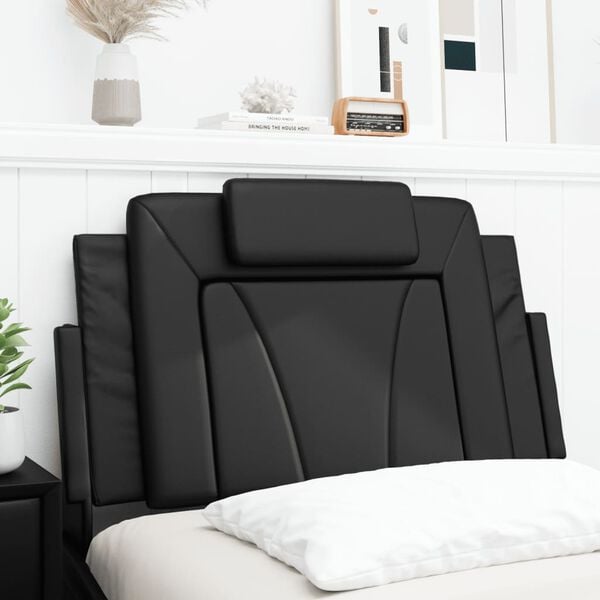 vidaXL Headboard Cushion Black